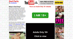 Desktop Screenshot of dadparty.com